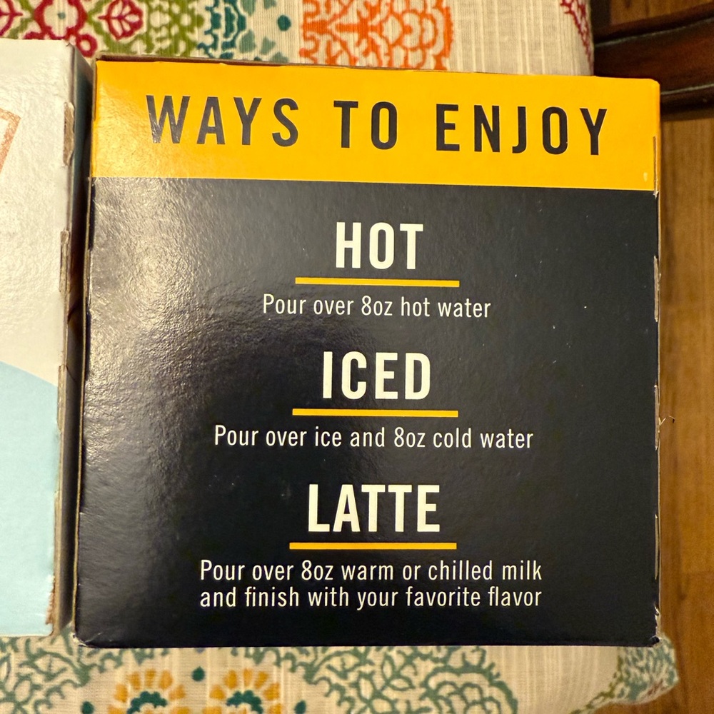 NWT Java House Cold Brew Vanilla Latte & Colombian Medium Roast Liquid Pods - Picture 2 of 3